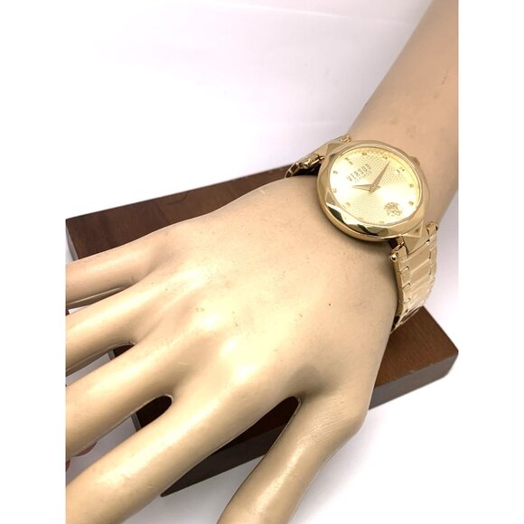 Versus by Versace Women's Watch VSPCD2H21 Quartz Gold Stainless Steel 36mm - Picture 4 of 13